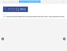 Tablet Screenshot of lbclinic.org